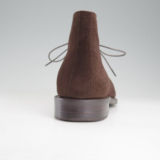 極上★(浅草)RENDO/レンド SIZE 7【定価￥84,700-★ダイナイトソール仕様/7706】チャッカブーツ/スエード/濃茶/メンズ★p067