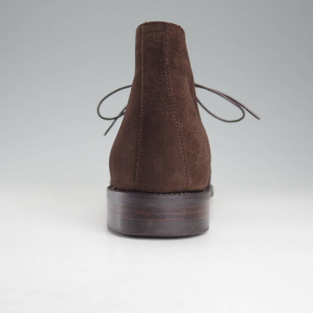 極上★(浅草)RENDO/レンド SIZE 7【定価￥84,700-★ダイナイトソール仕様/7706】チャッカブーツ/スエード/濃茶/メンズ★p067