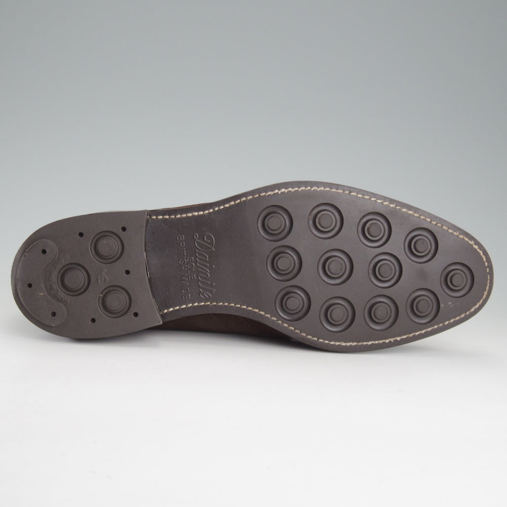 極上★(浅草)RENDO/レンド SIZE 7【定価￥84,700-★ダイナイトソール仕様/7706】チャッカブーツ/スエード/濃茶/メンズ★p067