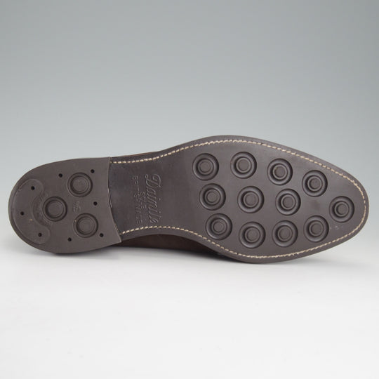 極上★(浅草)RENDO/レンド SIZE 7【定価￥84,700-★ダイナイトソール仕様/7706】チャッカブーツ/スエード/濃茶/メンズ★p067