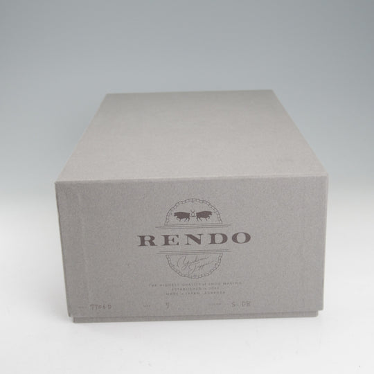 極上★(浅草)RENDO/レンド SIZE 7【定価￥84,700-★ダイナイトソール仕様/7706】チャッカブーツ/スエード/濃茶/メンズ★p067