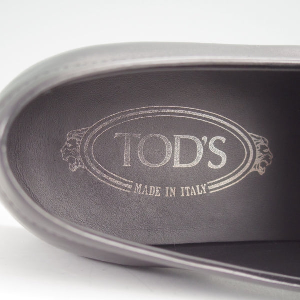 美品★(伊)TOD'S/トッズ SIZE 6【同系モデル定価￥113,300-★コインローファー/黒】カーフ/メンズ★m985
