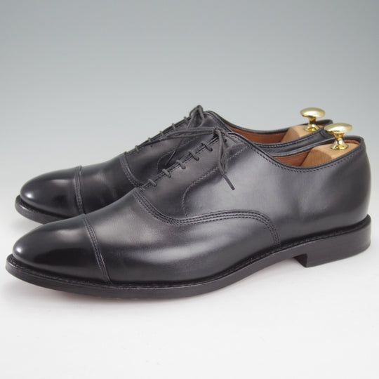 美品★(米)アレンエドモンズ 9.5D【定価￥132,000-★パークアベニュー/Park Avenue】ストレートチップ/カーフ/黒/ALLEN EDMONDS★n491