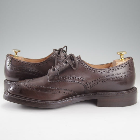 極美品★トリッカーズ SIZE 8【定価￥132,000-★ダイナイトソール/BOURTON/バートン】M5633/カントリーシューズ/濃茶/Tricker's★n492