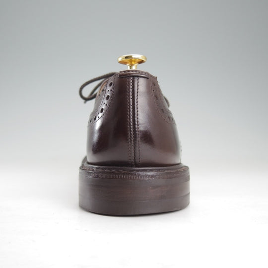 極美品★トリッカーズ SIZE 8【定価￥132,000-★ダイナイトソール/BOURTON/バートン】M5633/カントリーシューズ/濃茶/Tricker's★n492