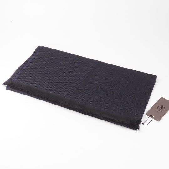 未使用★チャーチ/Church's 【貴重★ストール/マフラー/紺】VIRGIN WOOL/ヴァージンウール★N5967