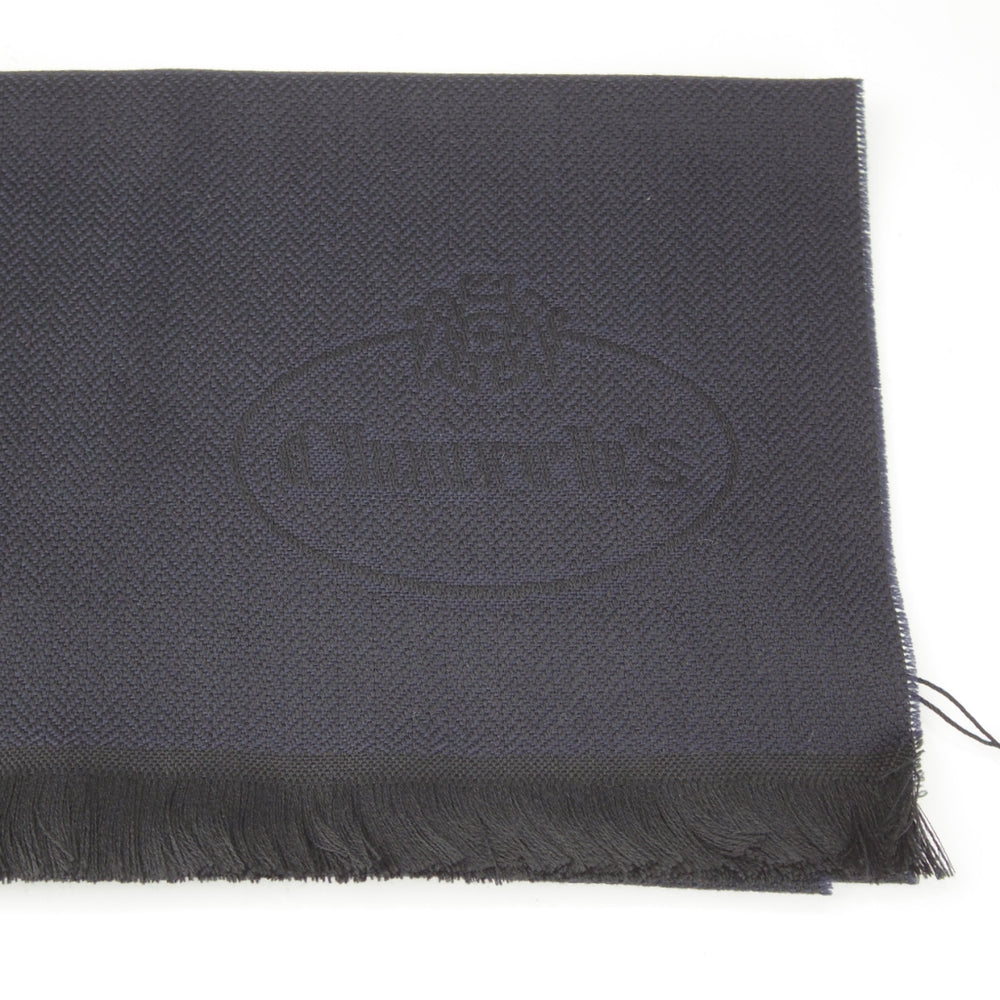 未使用★チャーチ/Church's 【貴重★ストール/マフラー/紺】VIRGIN WOOL/ヴァージンウール★N5967