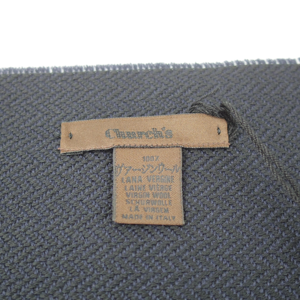 未使用★チャーチ/Church's 【貴重★ストール/マフラー/紺】VIRGIN WOOL/ヴァージンウール★N5967