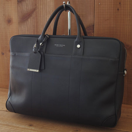 極上★(英)グローブ・トロッター【定価15万円以上★ジェットコレクション/ブリーフケース】ビジネス/バッグ/黒/GLOBE TROTTER★N5975