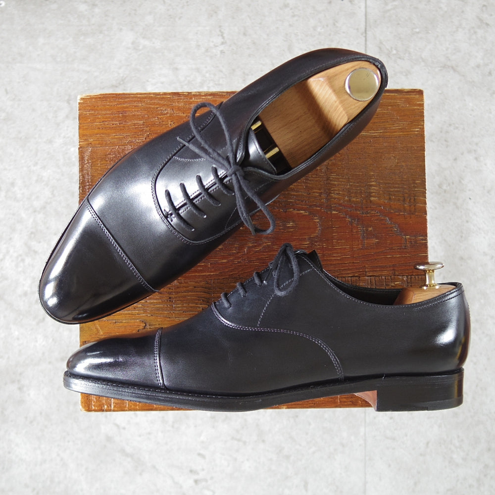 極美品★ジョンロブ 7E【定価￥240,900-★CITY 2/シティ/7000ラスト】ストレートチップ/カーフ/黒/メンズ/JOHN LOBB★p082
