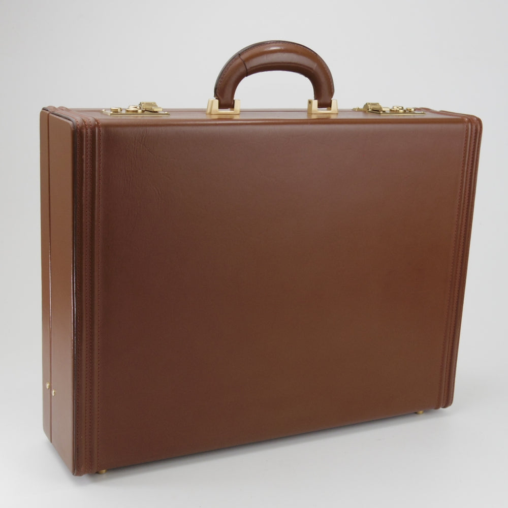 極上★銀座タニザワ/GINZA TANIZAWA【フルレザー仕様★アタッシュケース】メンズ/ビジネス/バッグ/ブリーフケース/茶/革/鞄★N5969