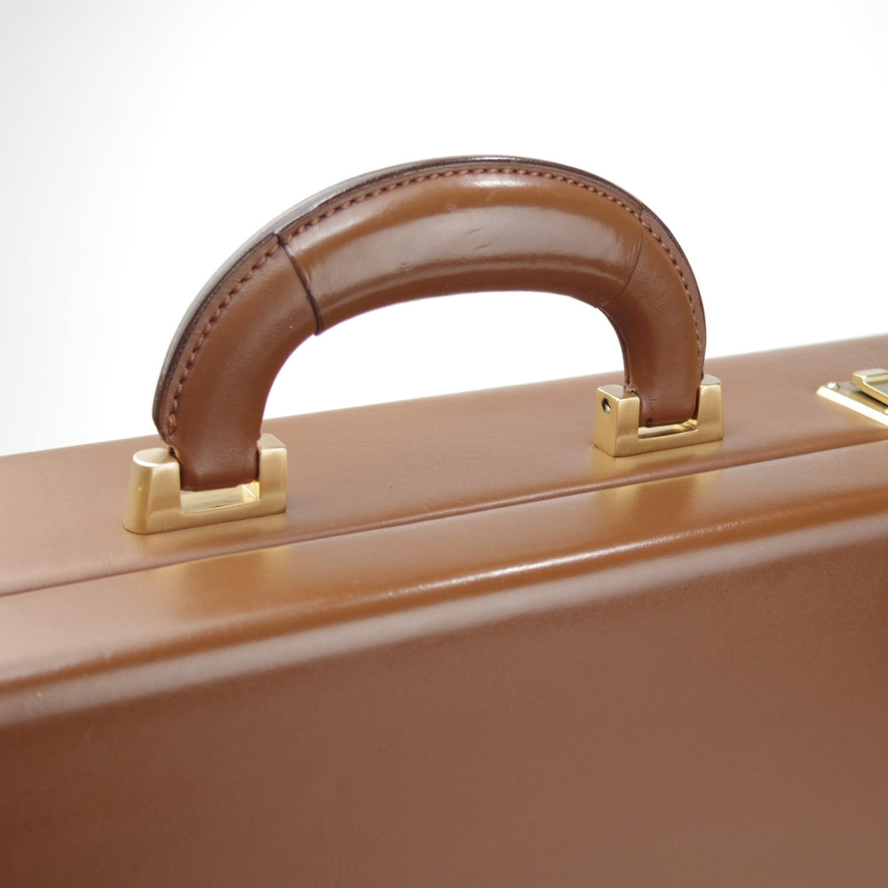 極上★銀座タニザワ/GINZA TANIZAWA【フルレザー仕様★アタッシュケース】メンズ/ビジネス/バッグ/ブリーフケース/茶/革/鞄★N5969