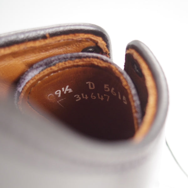 美品★(米)アレンエドモンズ 9.5D【定価￥132,000-★パークアベニュー/Park Avenue】ストレートチップ/カーフ/黒/ALLEN EDMONDS★n491