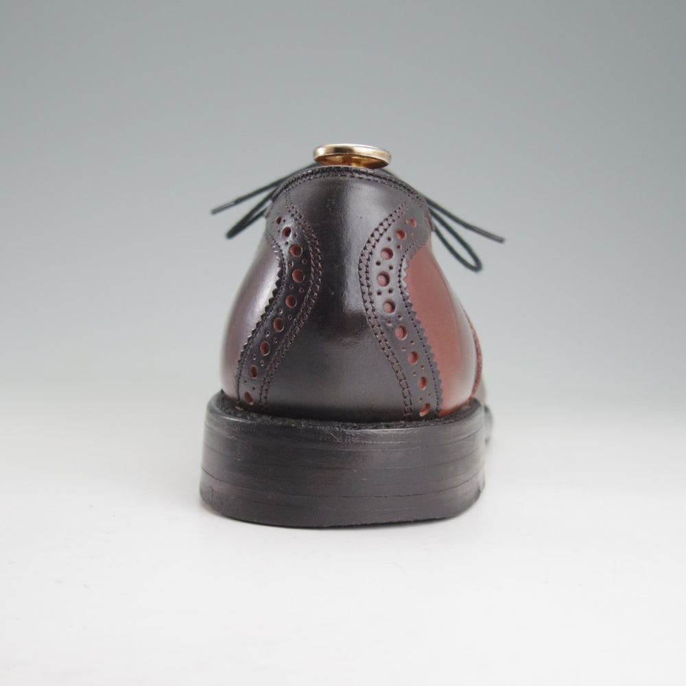 極上★(米)アレンエドモンズ 7.5E【現行定価24万円程度★コードバン仕様/茶×黒/Polo】サドルシューズ/コンビ/メンズ/ALLEN EDMONDS★p073