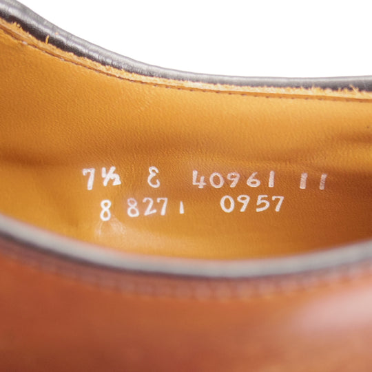 極上★(米)アレンエドモンズ 7.5E【現行定価24万円程度★コードバン仕様/茶×黒/Polo】サドルシューズ/コンビ/メンズ/ALLEN EDMONDS★p073