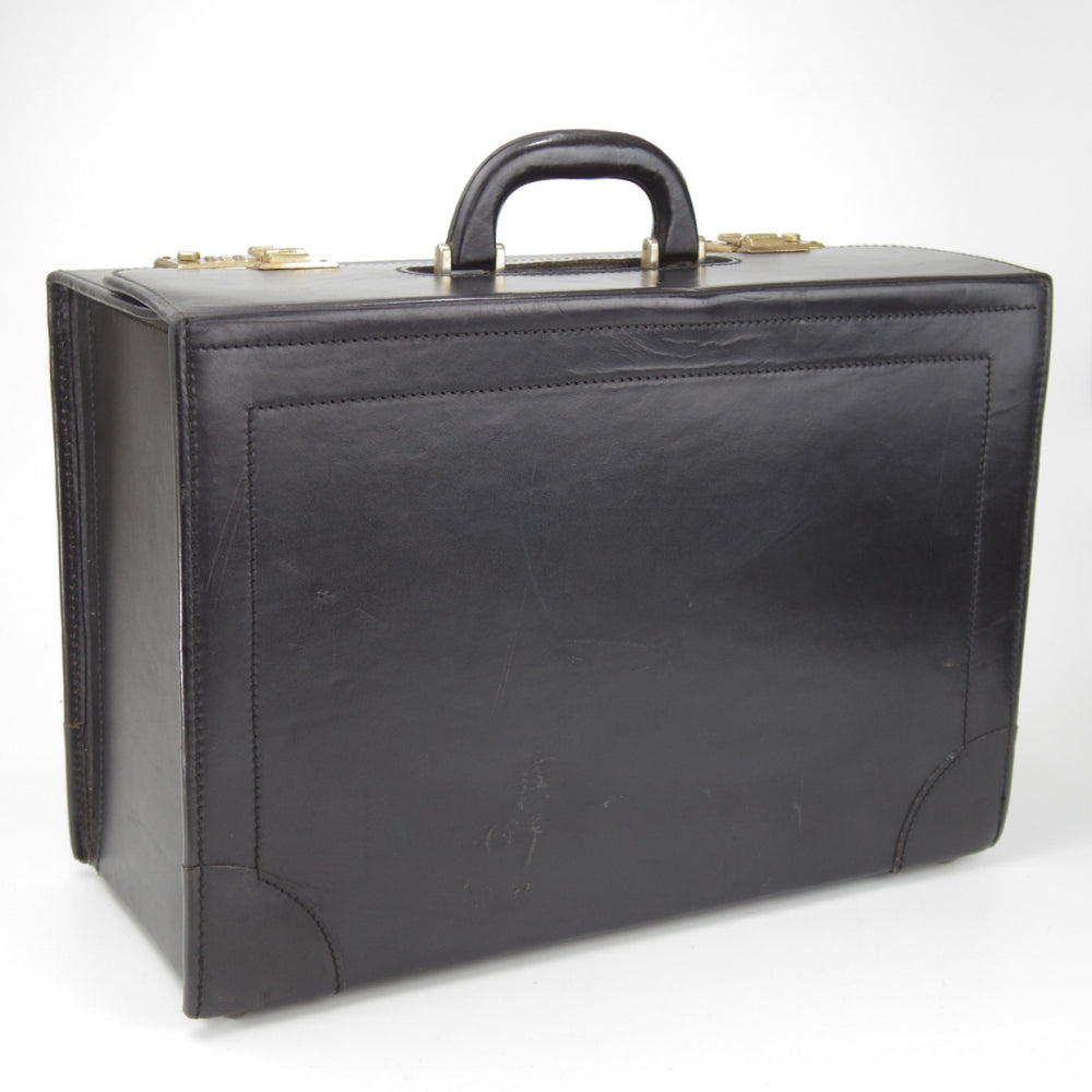 ★(英)ニュー&リングウッド【貴重★レザー/パイロットケース】メンズ/ビジネス/バッグ/鞄/革/NEW&LINGWOOD★N5974