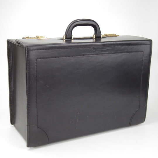 ★(英)ニュー&リングウッド【貴重★レザー/パイロットケース】メンズ/ビジネス/バッグ/鞄/革/NEW&LINGWOOD★N5974