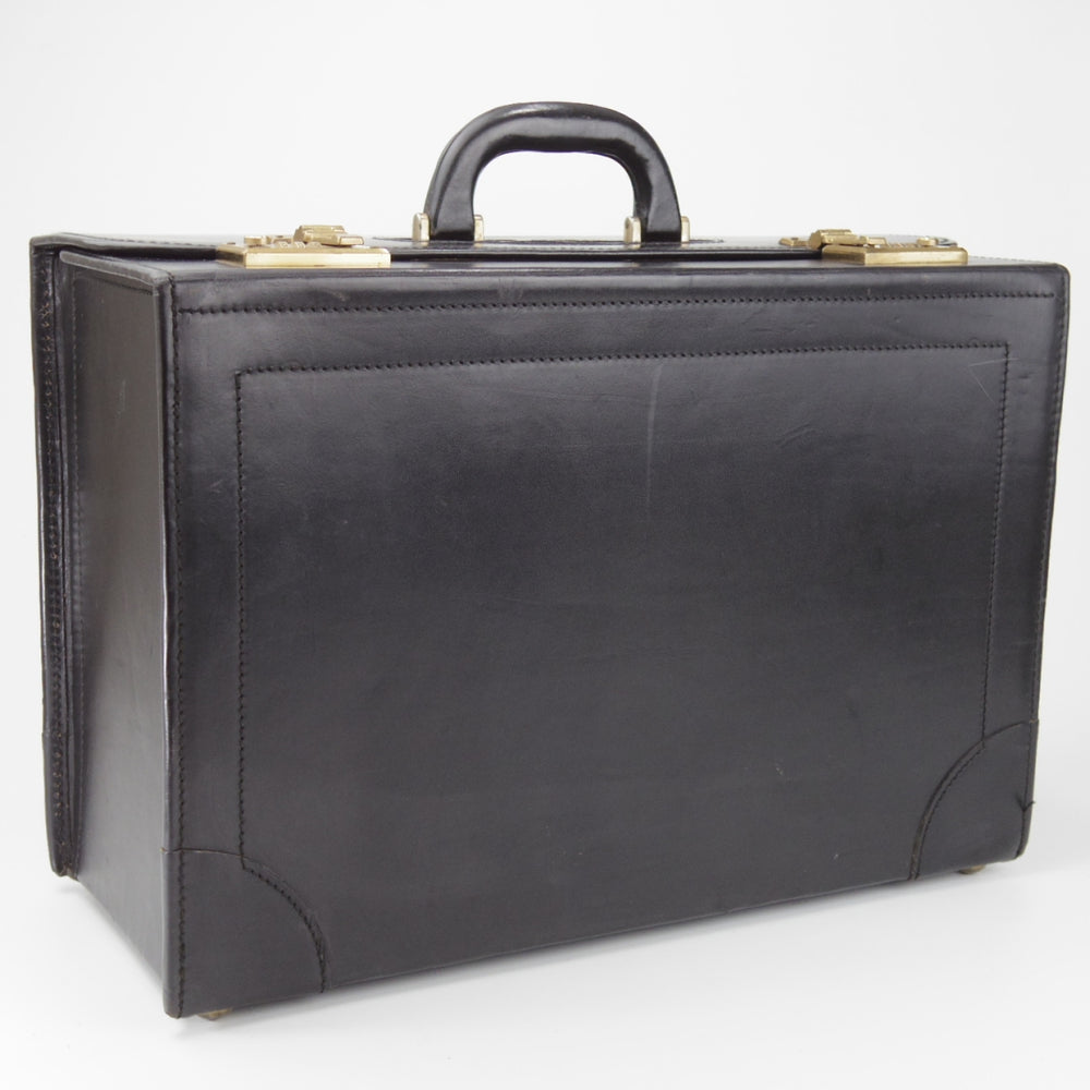 ★(英)ニュー&リングウッド【貴重★レザー/パイロットケース】メンズ/ビジネス/バッグ/鞄/革/NEW&LINGWOOD★N5974