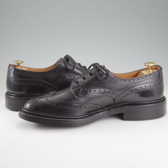極上★トリッカーズ SIZE 8【定価￥132,000-★ダイナイトソール/BOURTON/バートン】5633/カントリーシューズ/カーフ/黒/Tricker's★p076