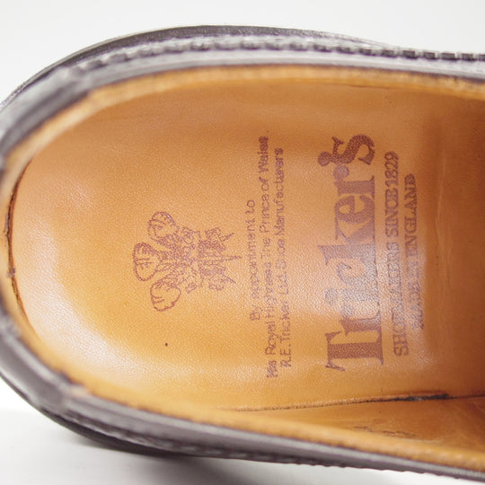 極上★トリッカーズ SIZE 8【定価￥132,000-★ダイナイトソール/BOURTON/バートン】5633/カントリーシューズ/カーフ/黒/Tricker's★p076