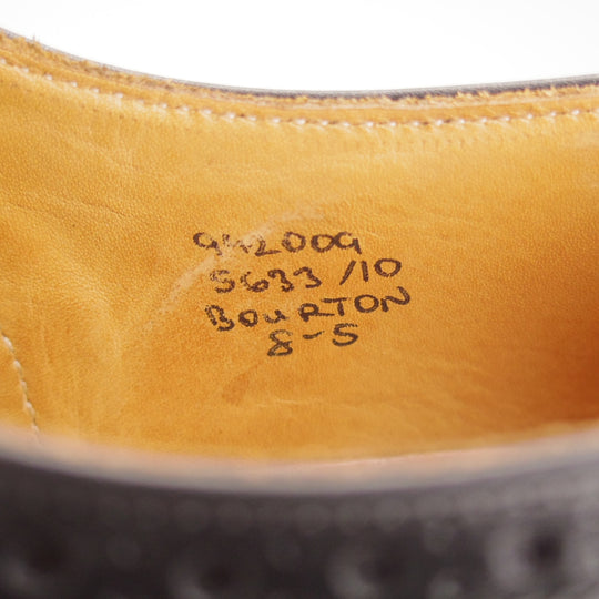 極上★トリッカーズ SIZE 8【定価￥132,000-★ダイナイトソール/BOURTON/バートン】5633/カントリーシューズ/カーフ/黒/Tricker's★p076