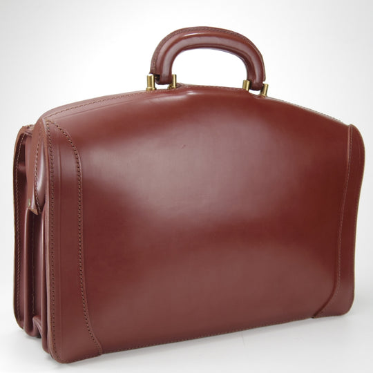 ★(英)Lloyd's/ロイズラゲッジ【貴重★ロイドフットウェア取扱/ダレスバッグ】ブリーフケース/メンズ/ビジネス/バッグ/茶/革/鞄★N5976