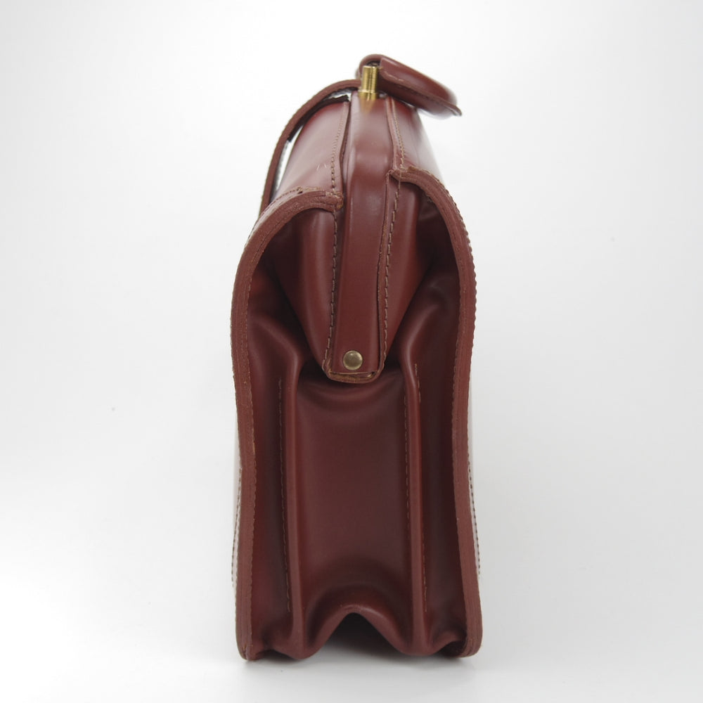 ★(英)Lloyd's/ロイズラゲッジ【貴重★ロイドフットウェア取扱/ダレスバッグ】ブリーフケース/メンズ/ビジネス/バッグ/茶/革/鞄★N5976