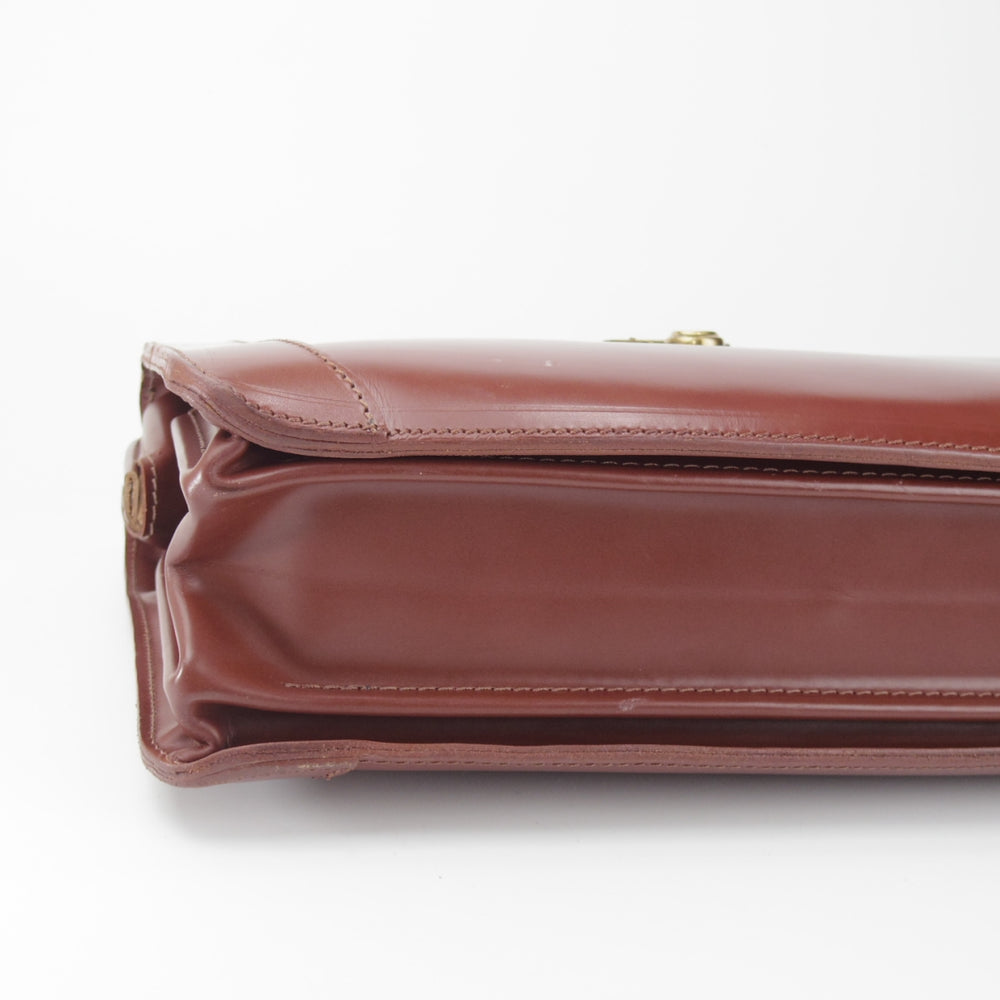 ★(英)Lloyd's/ロイズラゲッジ【貴重★ロイドフットウェア取扱/ダレスバッグ】ブリーフケース/メンズ/ビジネス/バッグ/茶/革/鞄★N5976