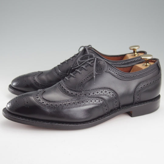美品★(米)アレンエドモンズ 8D【現行定価10万円以上★McAllister/フルブローグ】カーフ/黒/メンズ/ALLEN EDMONDS★n501