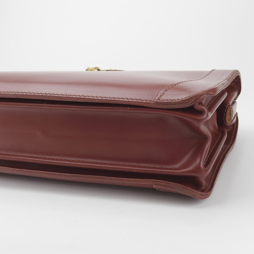 ★(英)Lloyd's/ロイズラゲッジ【貴重★ロイドフットウェア取扱/ダレスバッグ】ブリーフケース/メンズ/ビジネス/バッグ/茶/革/鞄★N5976