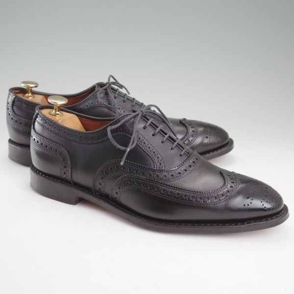 美品★(米)アレンエドモンズ 8D【現行定価10万円以上★McAllister/フルブローグ】カーフ/黒/メンズ/ALLEN EDMONDS★n501
