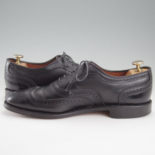 美品★(米)アレンエドモンズ 8D【現行定価10万円以上★McAllister/フルブローグ】カーフ/黒/メンズ/ALLEN EDMONDS★n501