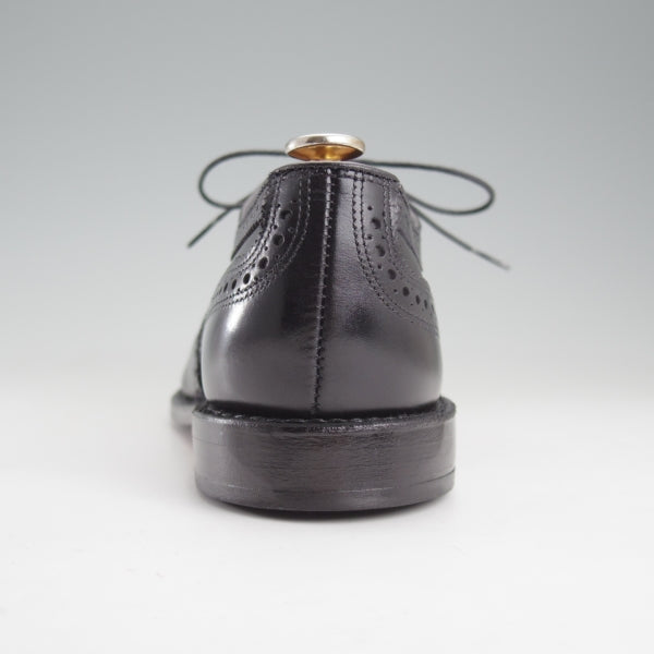 美品★(米)アレンエドモンズ 8D【現行定価10万円以上★McAllister/フルブローグ】カーフ/黒/メンズ/ALLEN EDMONDS★n501