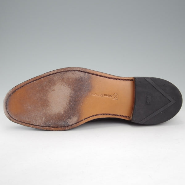 美品★(米)アレンエドモンズ 8D【現行定価10万円以上★McAllister/フルブローグ】カーフ/黒/メンズ/ALLEN EDMONDS★n501