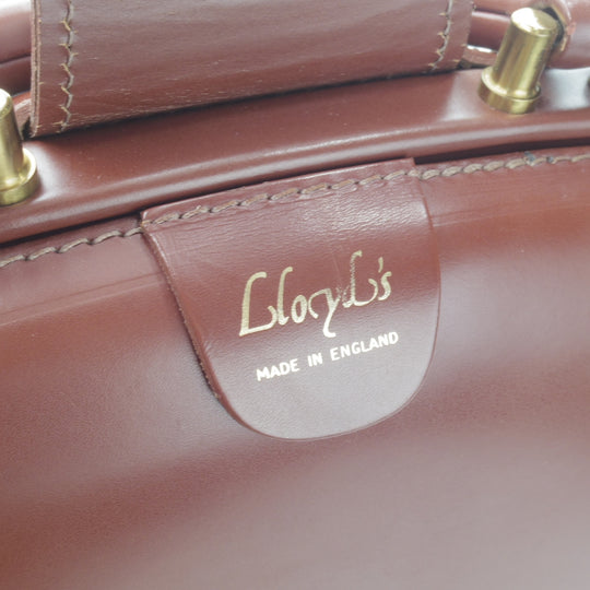 ★(英)Lloyd's/ロイズラゲッジ【貴重★ロイドフットウェア取扱/ダレスバッグ】ブリーフケース/メンズ/ビジネス/バッグ/茶/革/鞄★N5976