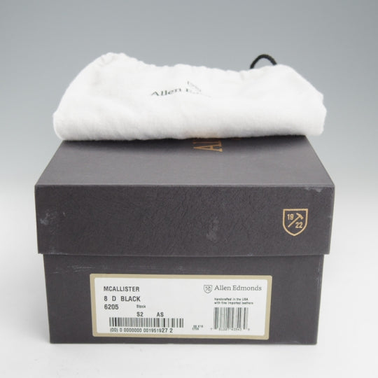 美品★(米)アレンエドモンズ 8D【現行定価10万円以上★McAllister/フルブローグ】カーフ/黒/メンズ/ALLEN EDMONDS★n501
