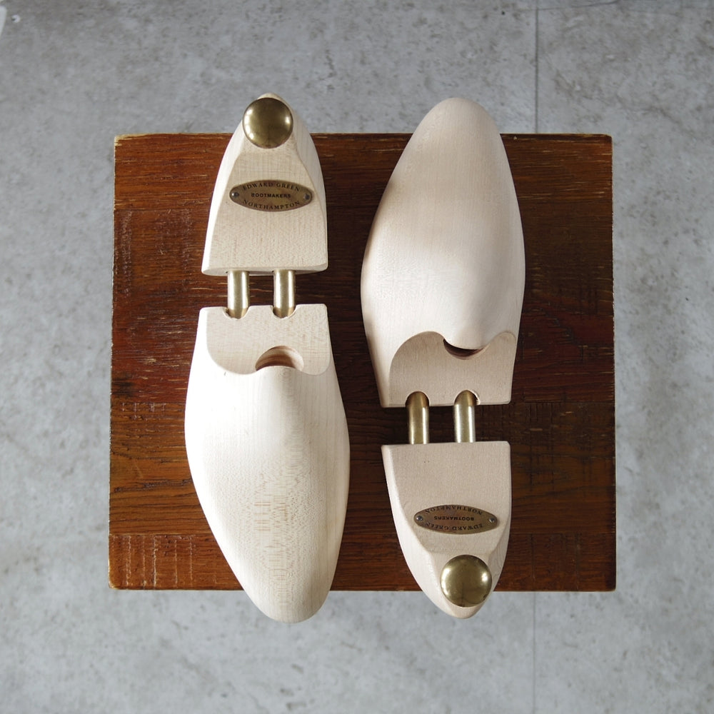 極上★エドワードグリーン UK6～6.5程度【定価￥33,000-★純正シューツリー】木製シューキーパー/メンズ/EDWARD GREEN★o547