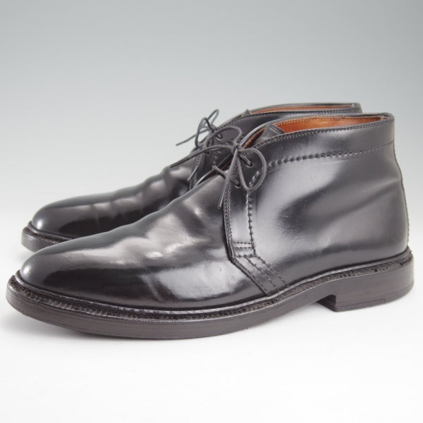 極上★オールデン 8D【定価￥216,700-★コードバン仕様/1340/ビームス別注】バリーラスト/チャッカブーツ/黒/メンズ/ALDEN★n503