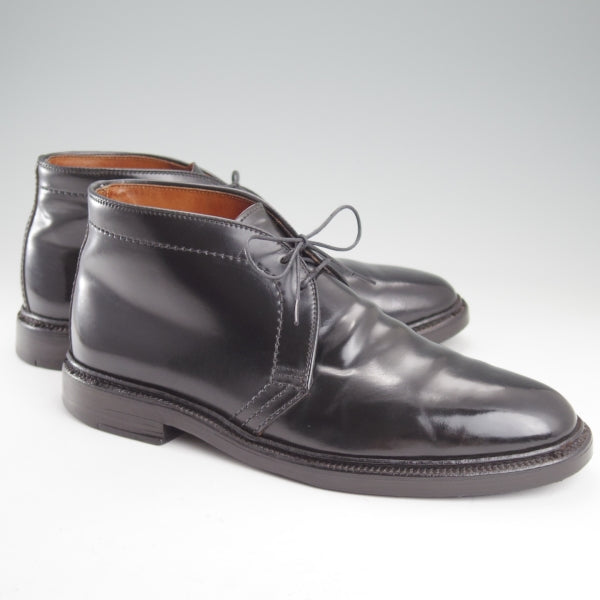 極上★オールデン 8D【定価￥216,700-★コードバン仕様/1340/ビームス別注】バリーラスト/チャッカブーツ/黒/メンズ/ALDEN★n503