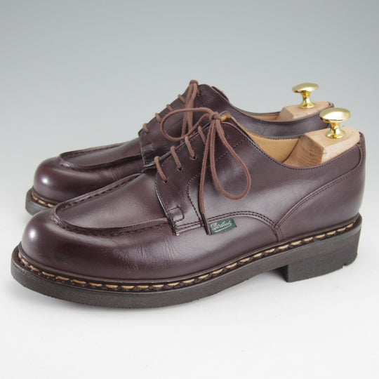 極美品★パラブーツ SIZE 6【定価￥99,000-★シャンボード/CHAMBORD】Uチップ/TEXソール/リスレザー/CAFE/濃茶/メンズ/ Paraboot★o533