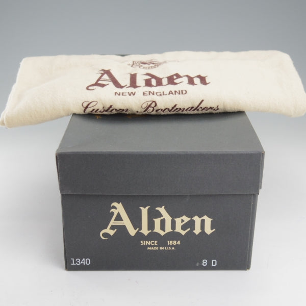 極上★オールデン 8D【定価￥216,700-★コードバン仕様/1340/ビームス別注】バリーラスト/チャッカブーツ/黒/メンズ/ALDEN★n503