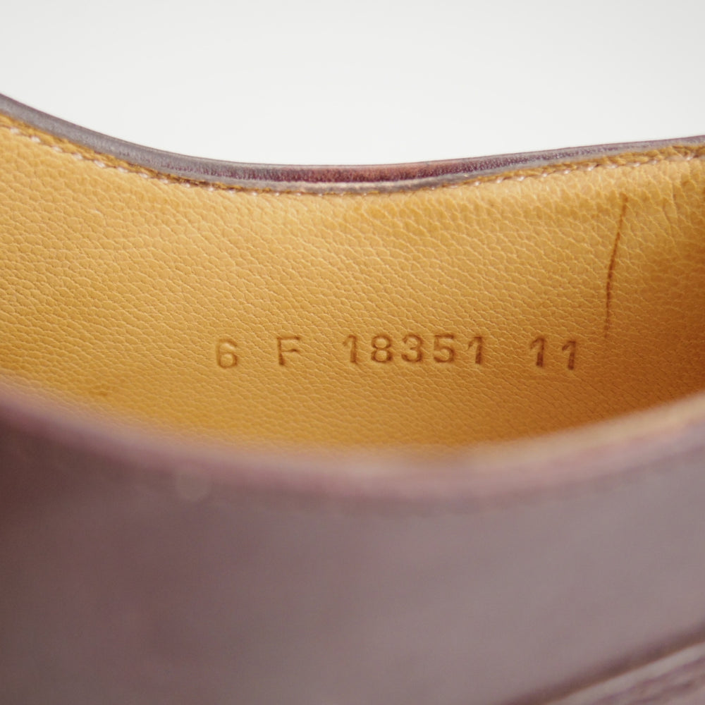 極美品★パラブーツ SIZE 6【定価￥99,000-★シャンボード/CHAMBORD】Uチップ/TEXソール/リスレザー/CAFE/濃茶/メンズ/ Paraboot★o533