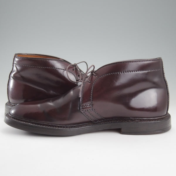 極上★オールデン 8D【定価￥216,700-★コードバン仕様/1339】バリーラスト/チャッカブーツ/#8/バーガンディー/赤茶/メンズ/ALDEN★n504