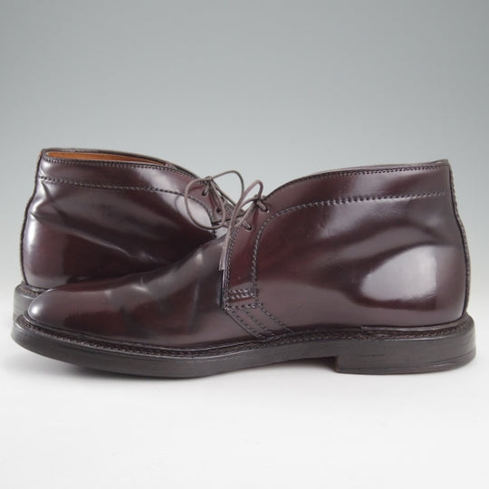 極上★オールデン 8D【定価￥216,700-★コードバン仕様/1339】バリーラスト/チャッカブーツ/#8/バーガンディー/赤茶/メンズ/ALDEN★n504