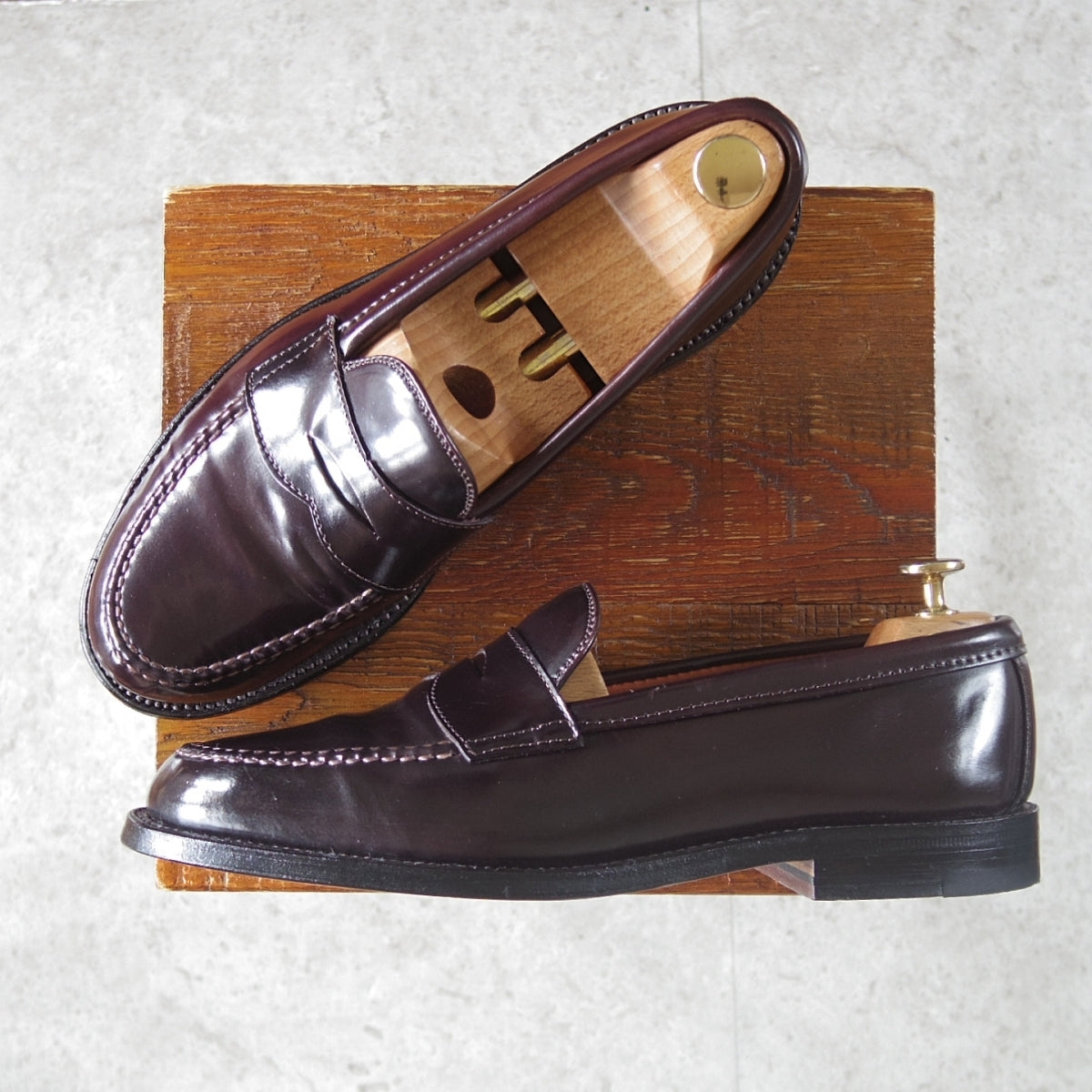 極上☆オールデン 8D【☆シガー色/コードバン/バーニーズ