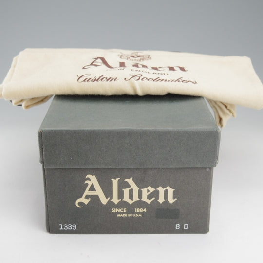 極上★オールデン 8D【定価￥216,700-★コードバン仕様/1339】バリーラスト/チャッカブーツ/#8/バーガンディー/赤茶/メンズ/ALDEN★n504