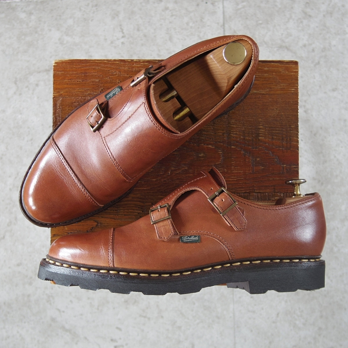 パラブーツ SIZE 7【ウィリアム/WILLIAM/ダブルモンク】 | 高級