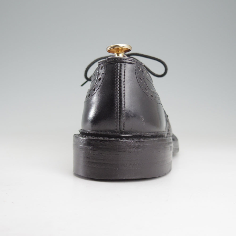 美品★トリッカーズ SIZE 8【定価￥132,000-★ダイナイトソール/BOURTON/バートン】M5633/カントリーシューズ/カーフ/黒/Tricker's★o534