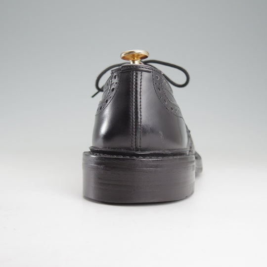 美品★トリッカーズ SIZE 8【定価￥132,000-★ダイナイトソール/BOURTON/バートン】M5633/カントリーシューズ/カーフ/黒/Tricker's★o534