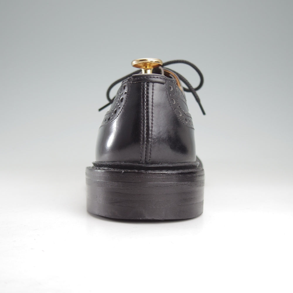 美品★トリッカーズ SIZE 8【定価￥132,000-★ダイナイトソール/BOURTON/バートン】M5633/カントリーシューズ/カーフ/黒/Tricker's★o534